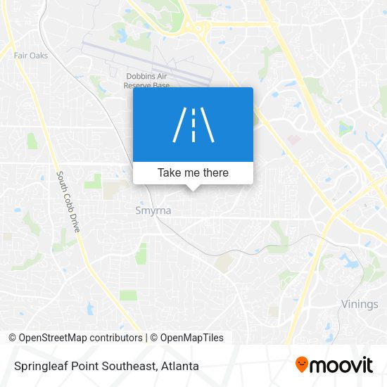 Mapa de Springleaf Point Southeast