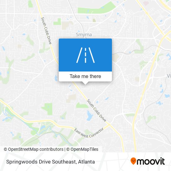 Springwoods Drive Southeast map