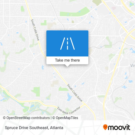 Mapa de Spruce Drive Southeast