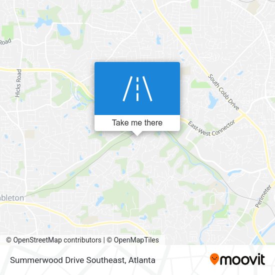 Summerwood Drive Southeast map