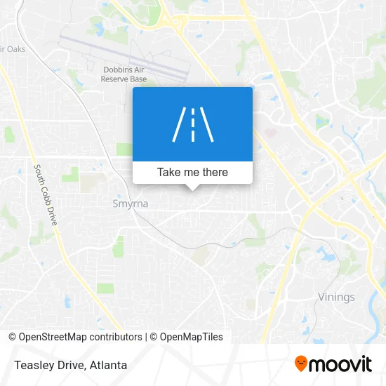 Teasley Drive map