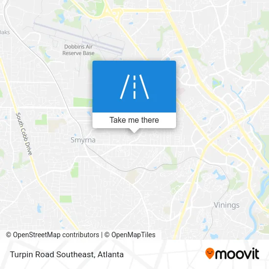 Turpin Road Southeast map