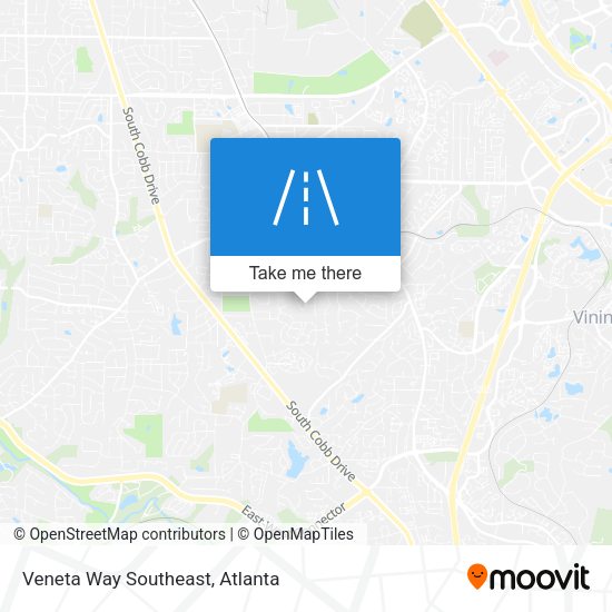 Mapa de Veneta Way Southeast