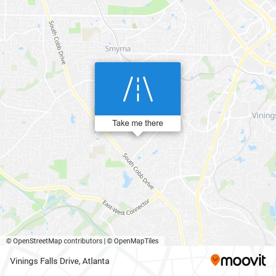 Vinings Falls Drive map