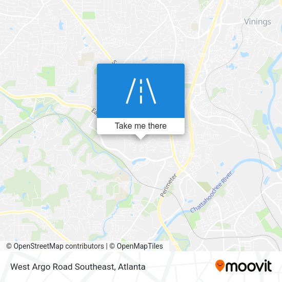 West Argo Road Southeast map