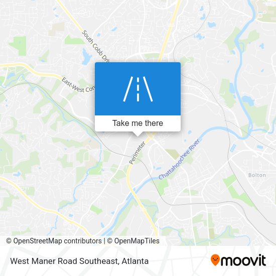 West Maner Road Southeast map