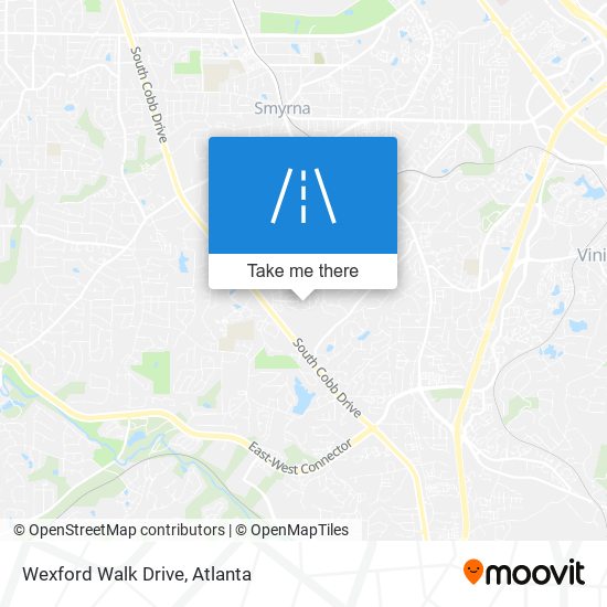 Wexford Walk Drive map