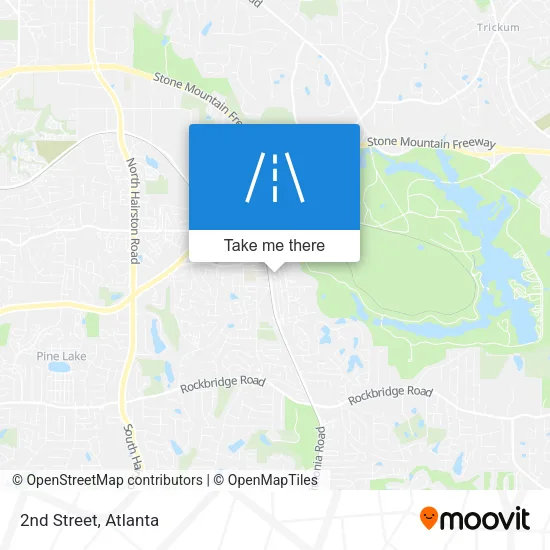 2nd Street map