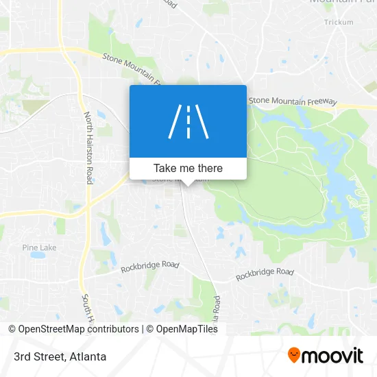 3rd Street map