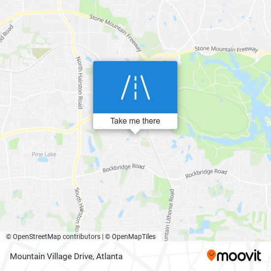 Mapa de Mountain Village Drive