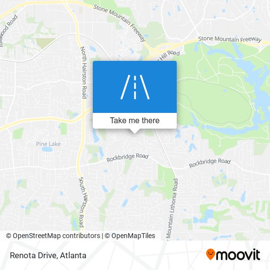 Renota Drive map