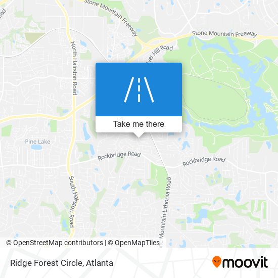 Ridge Forest Circle map