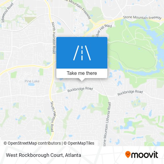 West Rockborough Court map