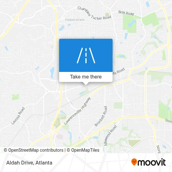 Aldah Drive map