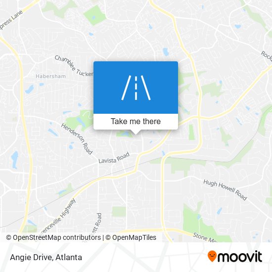 Angie Drive map