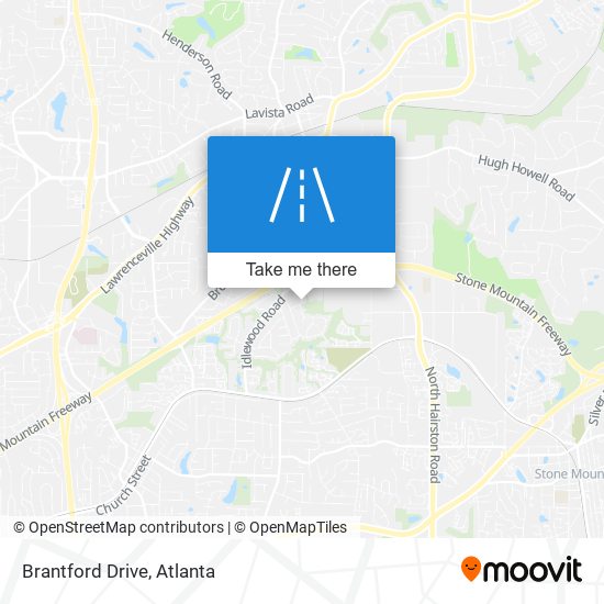 Brantford Drive map