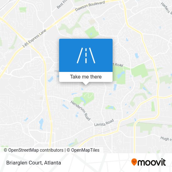 Mapa de Briarglen Court