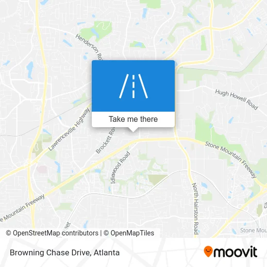 Browning Chase Drive map