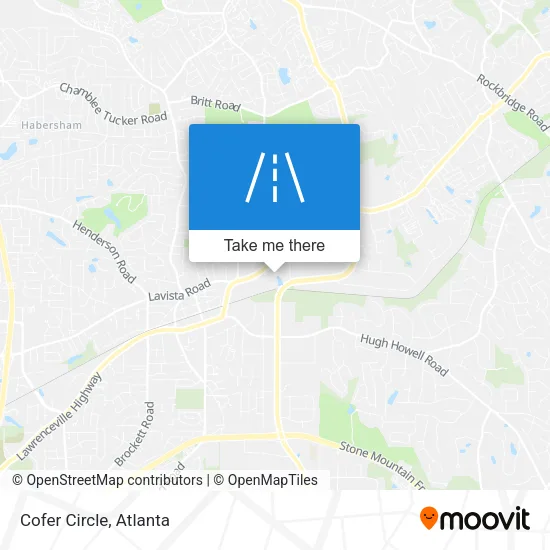 Cofer Circle map