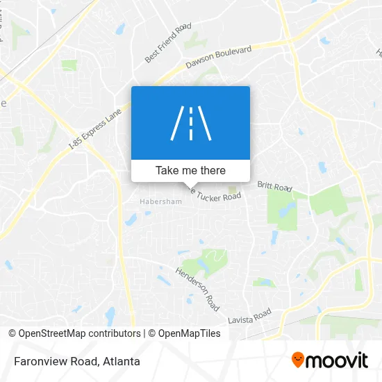 Faronview Road map