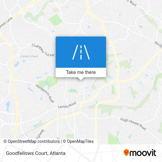 Mapa de Goodfellows Court