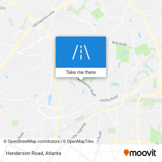 Mapa de Henderson Road