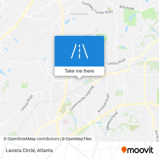 Lavista Circle map