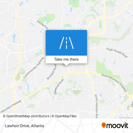 Lawhon Drive map