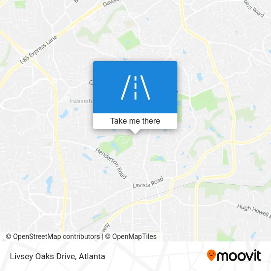 Mapa de Livsey Oaks Drive