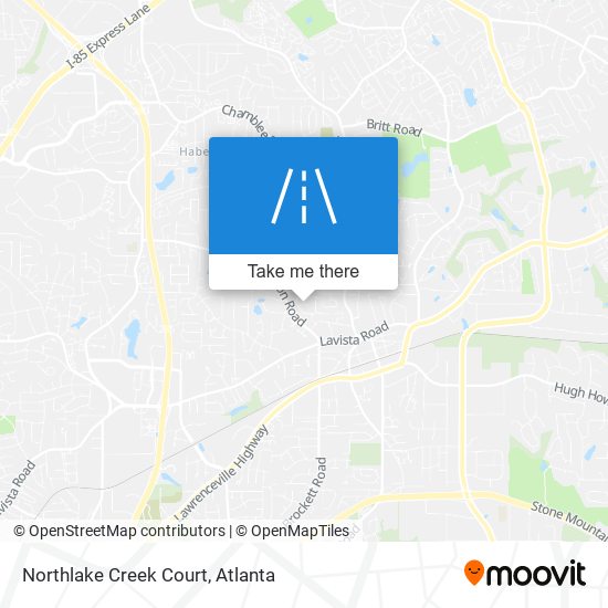 Northlake Creek Court map