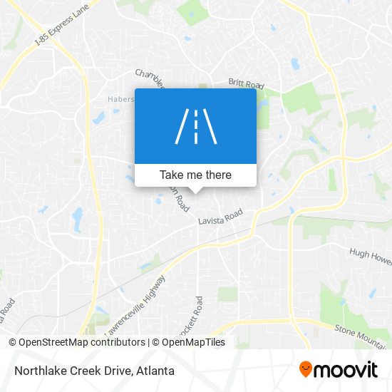 Mapa de Northlake Creek Drive