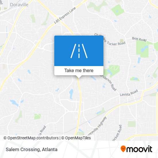 Salem Crossing map