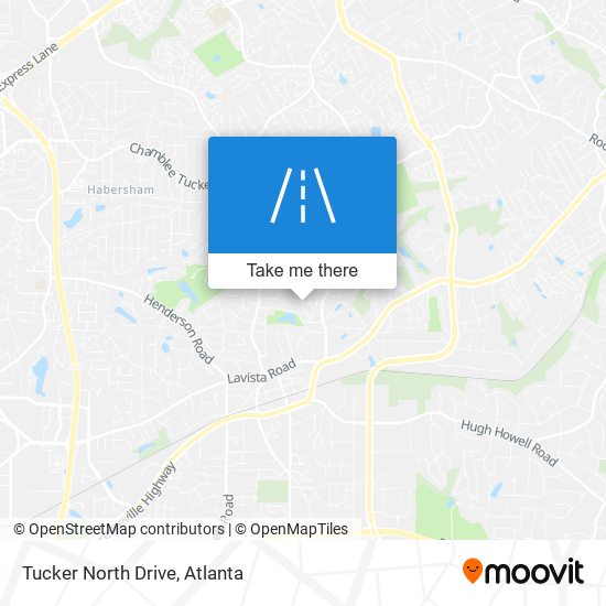 Tucker North Drive map