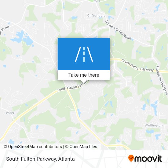 Mapa de South Fulton Parkway