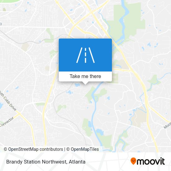 Brandy Station Northwest map