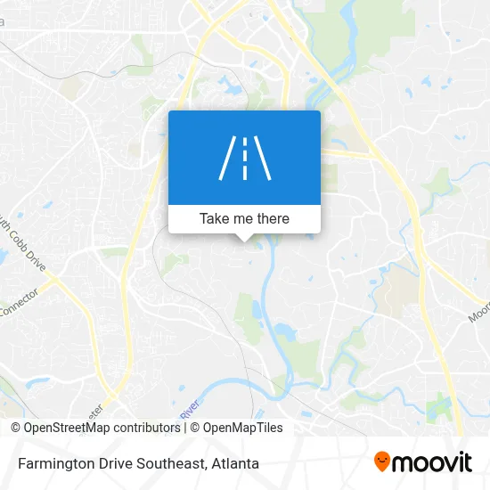 Farmington Drive Southeast map