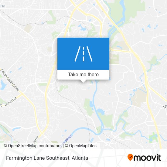 Farmington Lane Southeast map