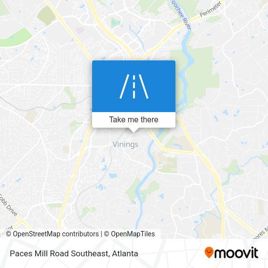 Mapa de Paces Mill Road Southeast