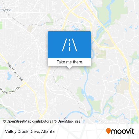 Mapa de Valley Creek Drive
