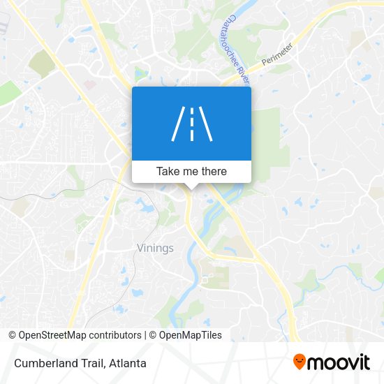 Mapa de Cumberland Trail