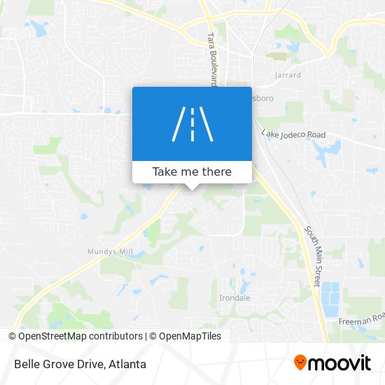 Mapa de Belle Grove Drive
