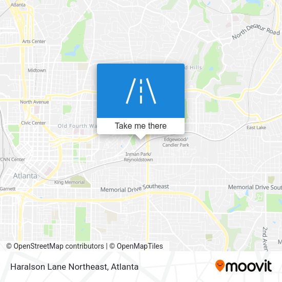 Haralson Lane Northeast map