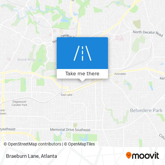 Mapa de Braeburn Lane