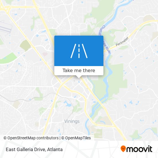 East Galleria Drive map