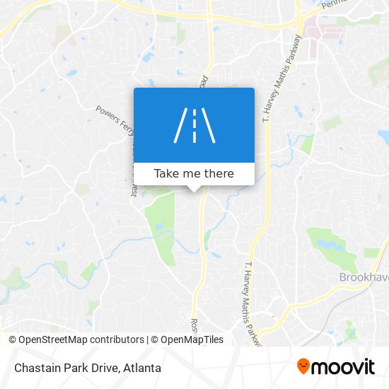 Mapa de Chastain Park Drive