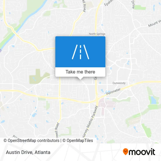 Austin Drive map