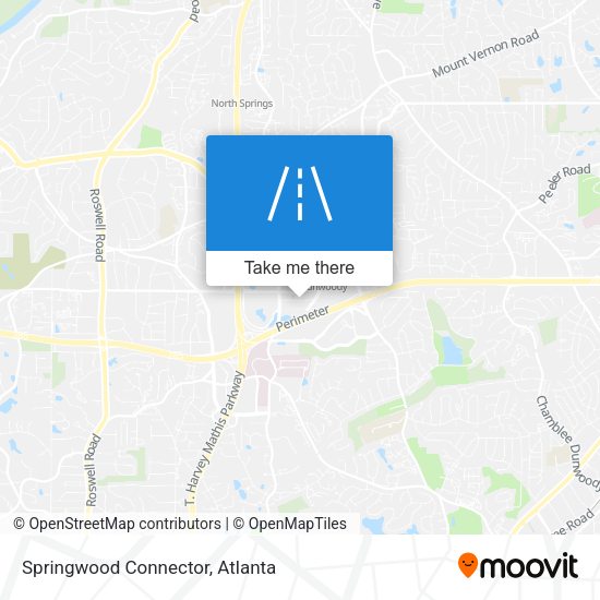 Mapa de Springwood Connector