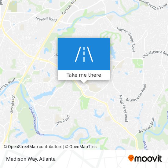 Madison Way map