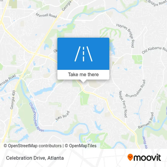 Celebration Drive map