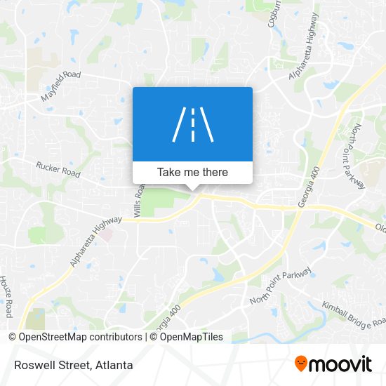 Mapa de Roswell Street